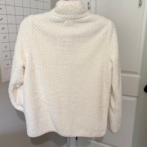 Simply Southern Ivory fleece with pink detail *SOLD OUT* - Picture 7 of 9